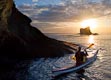 sea kayak sunrise