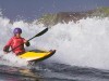 Kayak surfer Brigitte Brandstatter: 1st place Women\'s International Classic.