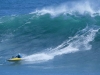 Andy Wilson. Big surf breaking on Middle Peak.