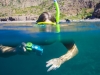 Liz tries underwater photography.