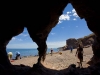 From a small cave at lunch spot, Isla Carmen east shore.