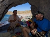 Angelo on guitar; Vlady keeping the beat.