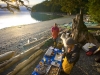 Camp at Kiakash, Johnstone Strait