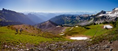 Wonderland Trail East Side, from Ohanapecosh Park. Mt. Rainier NP.