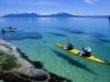 Paddling Baranof Island. Sea kayaking in Chatham Strait along the east coast of Baranof Island, Alaska.