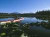 Hosmer Lake, OR. Marshy on one end, but with a clear spring on the other, Hosmer is great for fishing and birding.