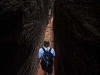 Hike through the \'Joint\'. Canyonland\'s Needles District.