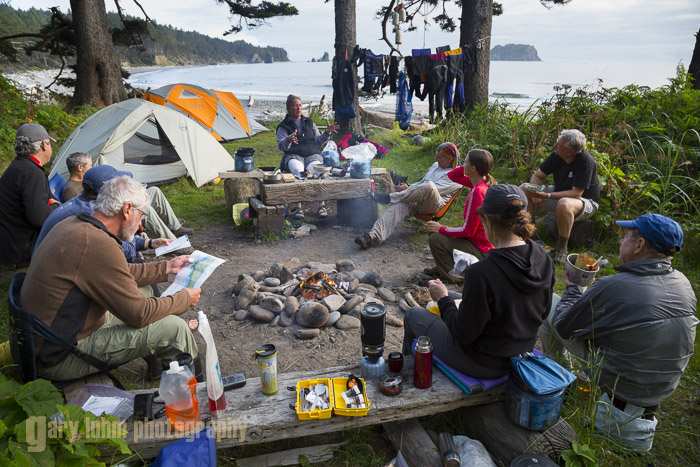 Cedar Creek camp, Washington Kayak Club trip, Olympic National Park Canon 5D III, 24-105mm f/4 @24mm, f/8, 125sec, iso400.