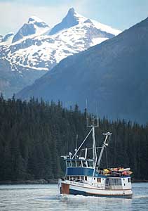 Home Shore in Thomas Bay, Alaska. 