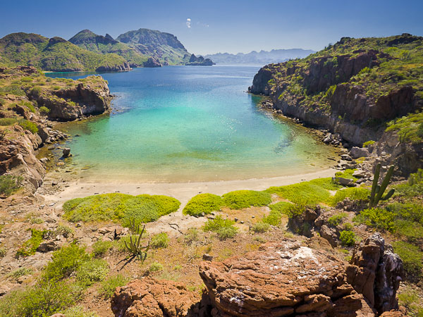 On-line image research resulted in this find, Honeymoon Cove on Isla Danzante. 