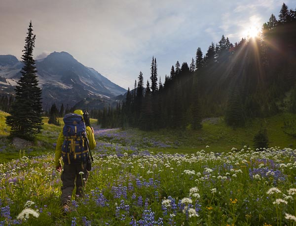 A suitably-sized backpack Indian Henry's Hunting Ground, Mt. Rainier NP