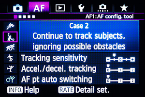 Case 2. -1,0,0. Tracking set to -1.