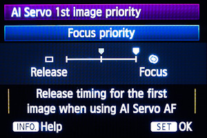 First image priority set to focus first.
