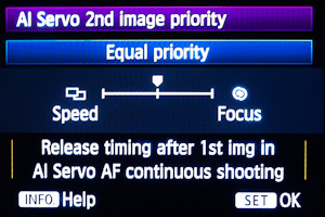 Second image priority set to equal.