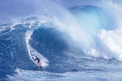 Surfer at Jaws, Maui, HI. Canon 500mm f/4 w/1.4 attached.